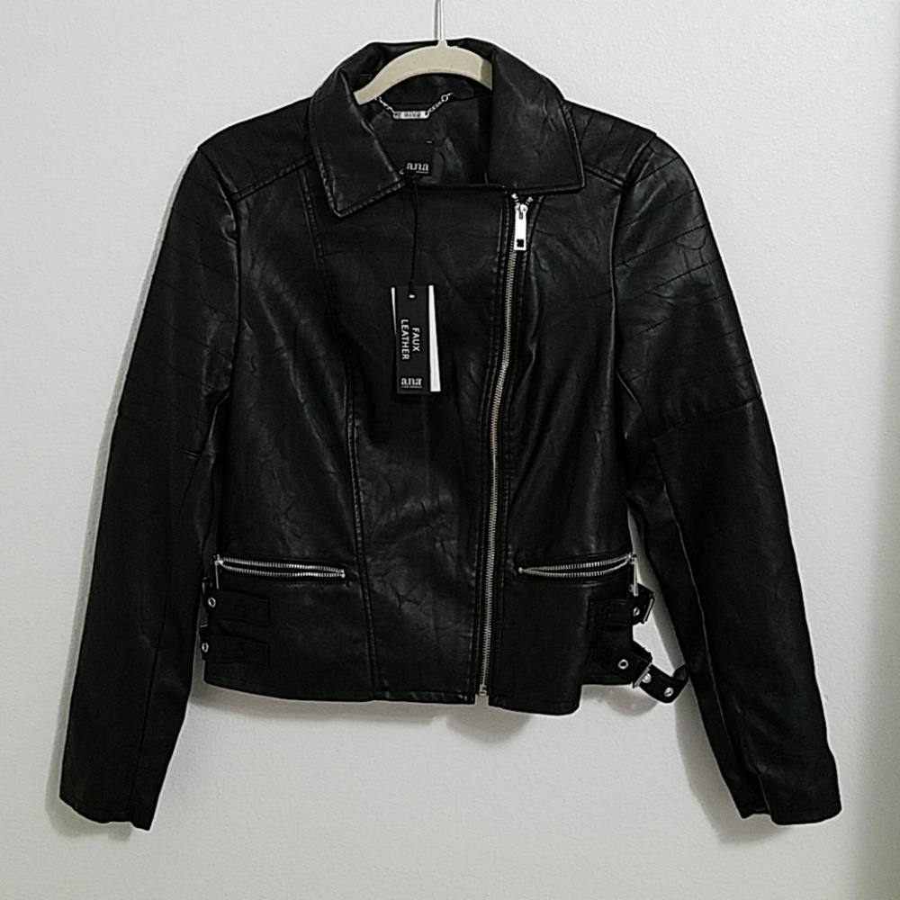 🖤 NWT Ana Faux Leather Jacket